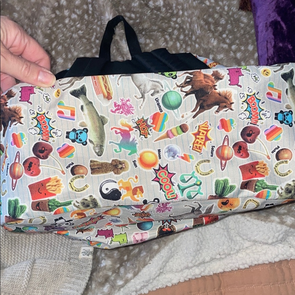 Jansport Superbreak Multicolor Graphic Backpack like new - Picture 6 of 6